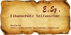 Eibenschütz Szilveszter névjegykártya